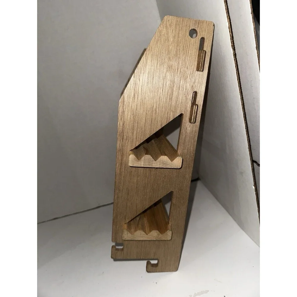 Dr. Squatch Wooden Soap Shower Caddy Rare Discontinued Get Dirty Stay Clean Wood